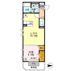 布忍駅 徒歩18分 1階の物件間取画像